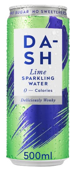 Dash Lime, Sparkling Water (500ml)