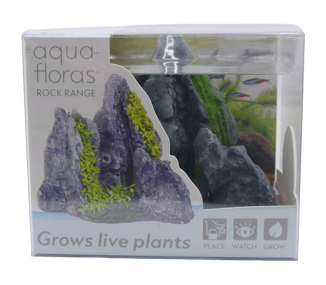 Aqua-Flora™ Resin Rock Range Aquarium Ornament Aquascaping Fish Tank Decor (Color: Multi Color, Size: Small)
