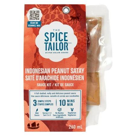 The Spice Tailor Indonesian Peanut Satay Sauce Kit (260 ml)