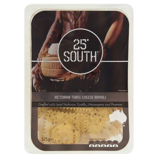 25 Degrees South Victorian Three Cheese Ravioli 325g