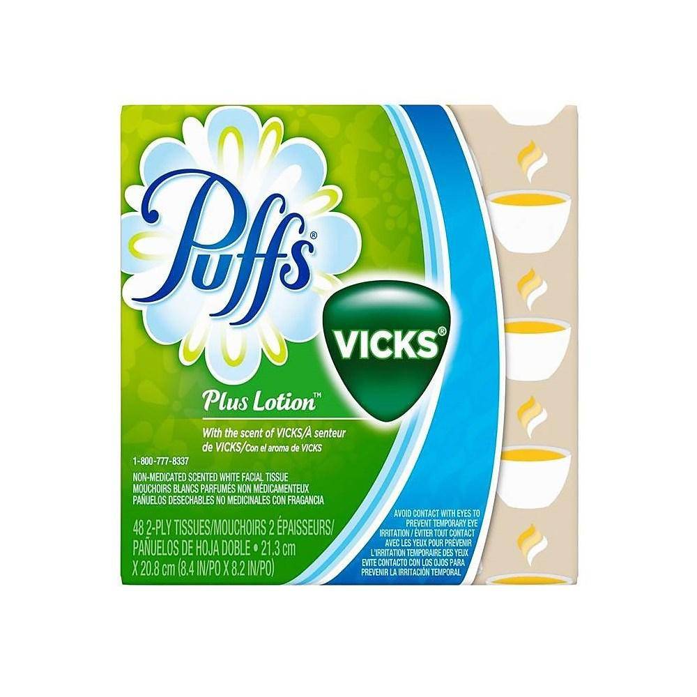 Puffs plus lotion à senteur de vicks ouchoirs, 1 unité (48 m) - plus lotion facial tissues (48 units)