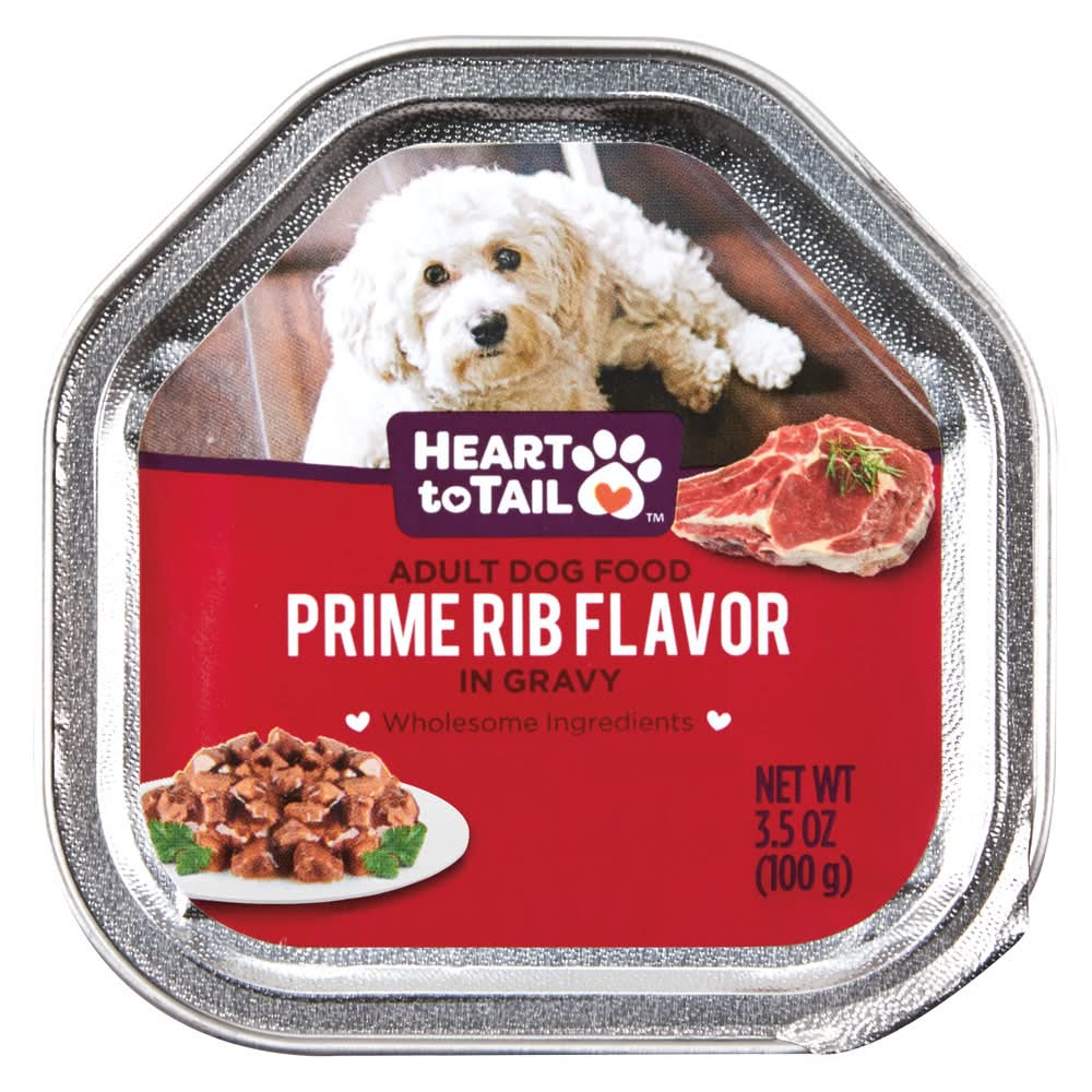 Heart to Tail Wet Dog Food, Prime Rib, Adult (3.5 oz)