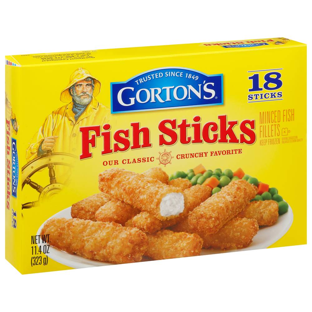 Gorton's Fish Sticks Minced Fish Fillets (11.4 oz)