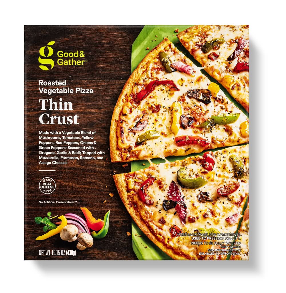 Good & Gather Thin Crust Roasted Vegetable Frozen Pizza (15.15 oz)