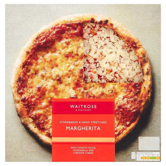 Waitrose & Partners Margherita Stonebaked & Hand Stretched Pizza (356g)