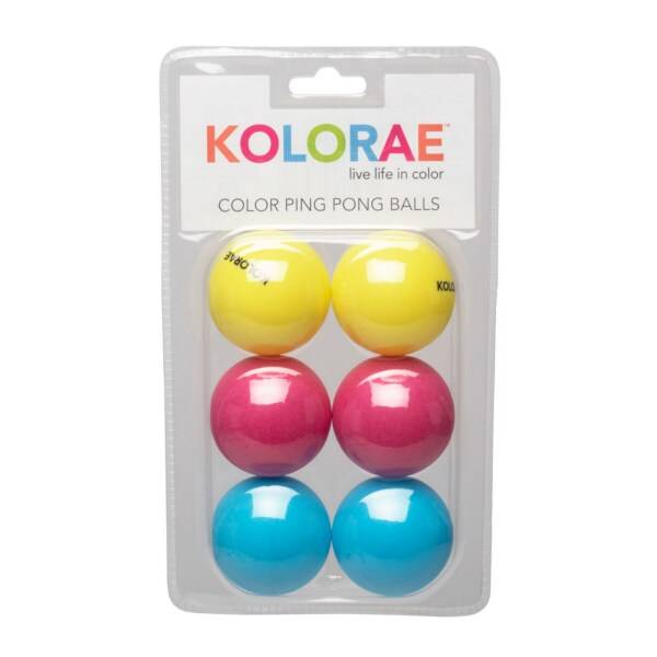 Kolorae Ping Pong Balls 6-pack Assorted (6x 1oz counts)
