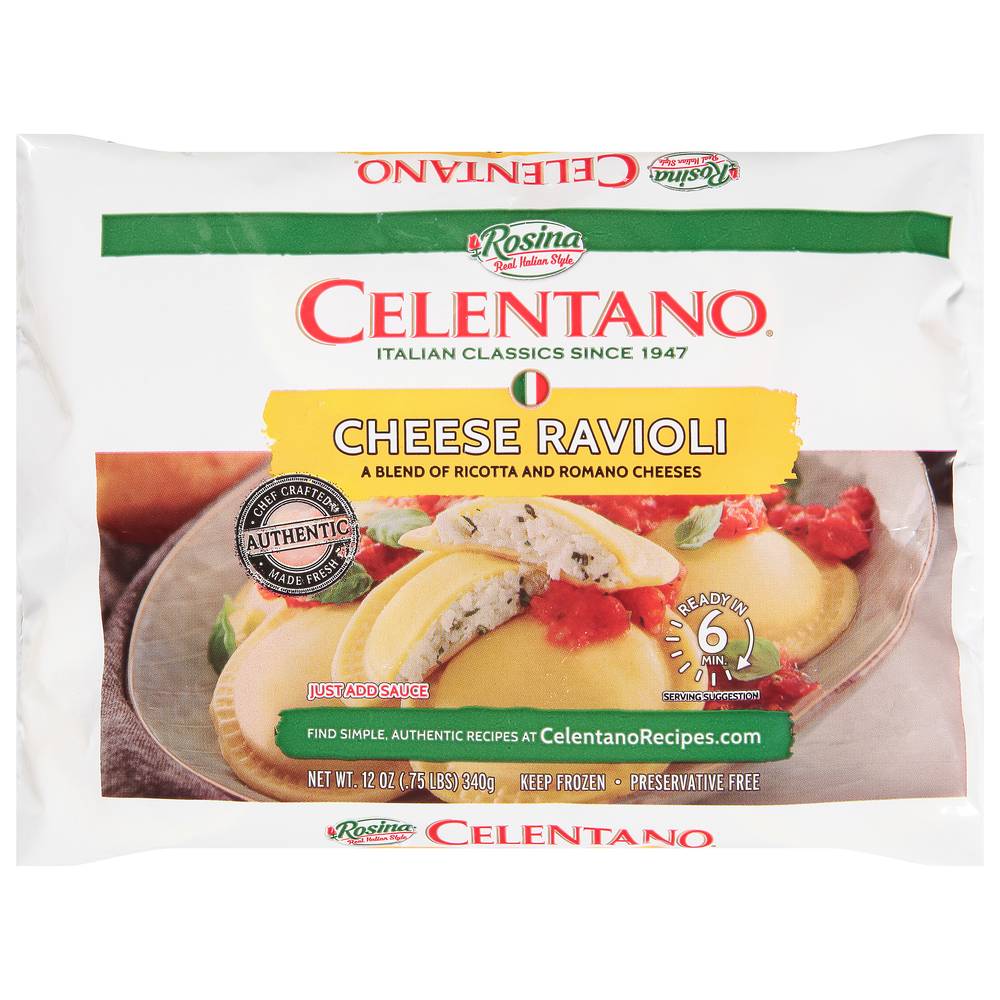 Rosina Celentano Cheese Stuffed Ravioli