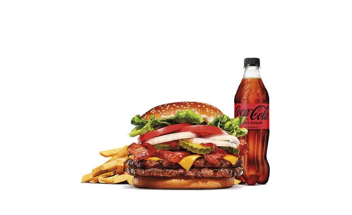 Double Whopper with Bacon & Cheese Meal