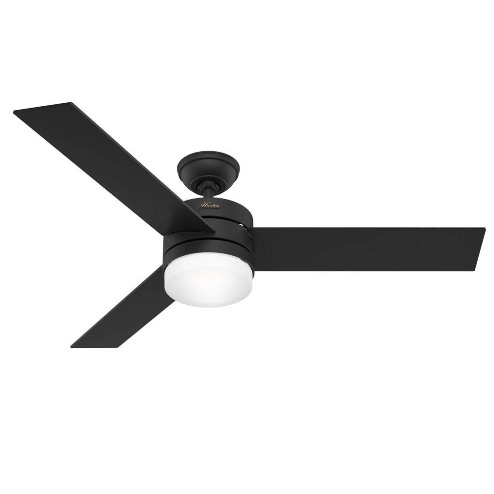 Hunter Exeter 54 In. (137.16 Cm) Led Ceiling Fan, Black