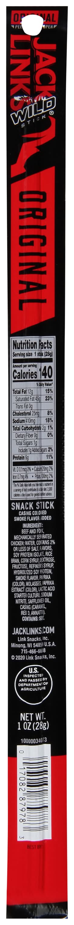 Jack Link's Snack Stick, Wild Original (1 oz)