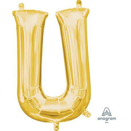Anagram Gold Letter U Balloon
