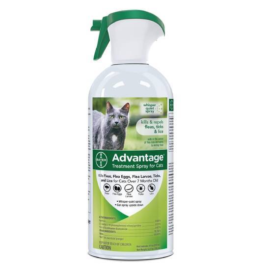 Advantage Flea & Tick Treatment Spray For Cats (8 oz)