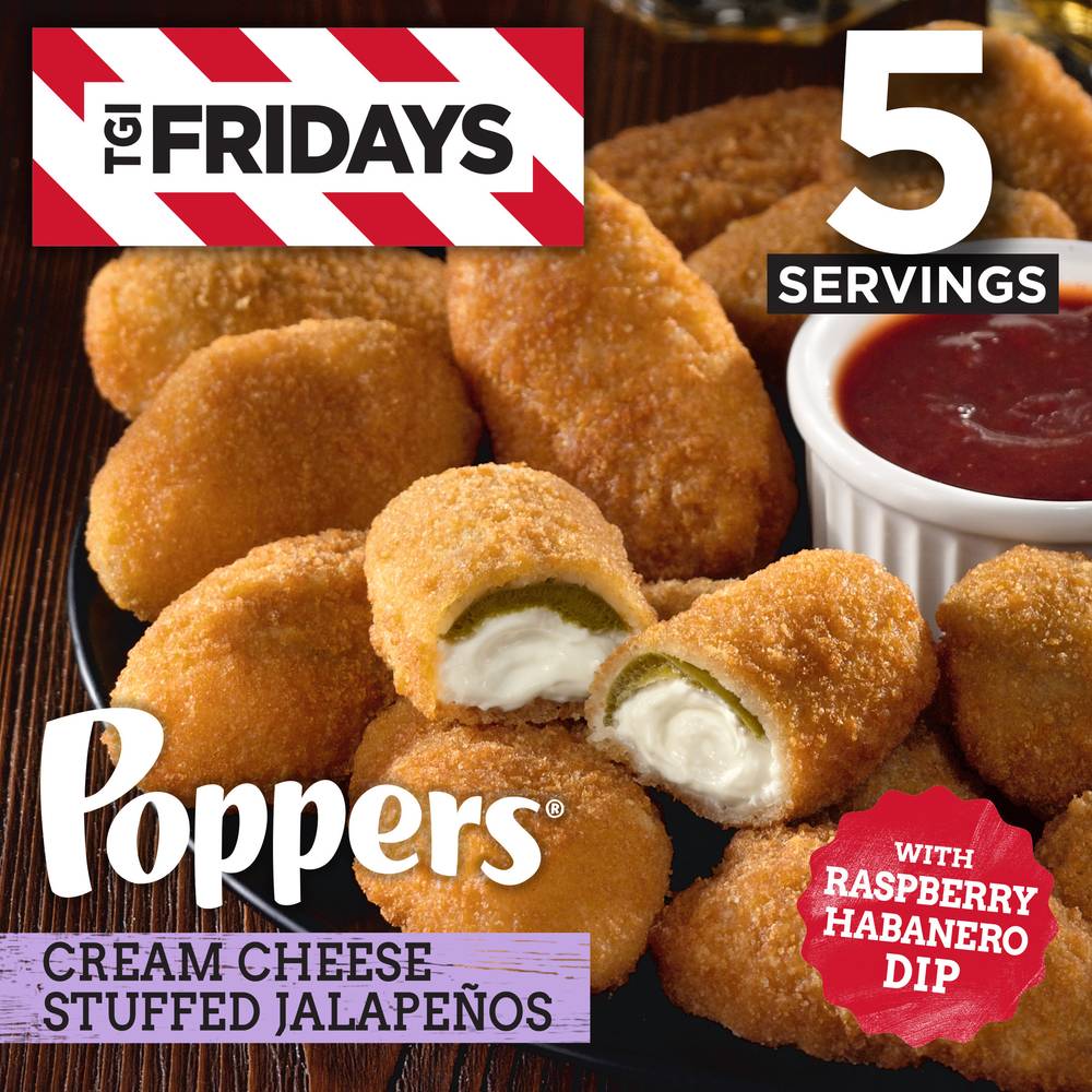 TGI Fridays Cream Cheese Stuffed Jalapeno Poppers (15 oz)