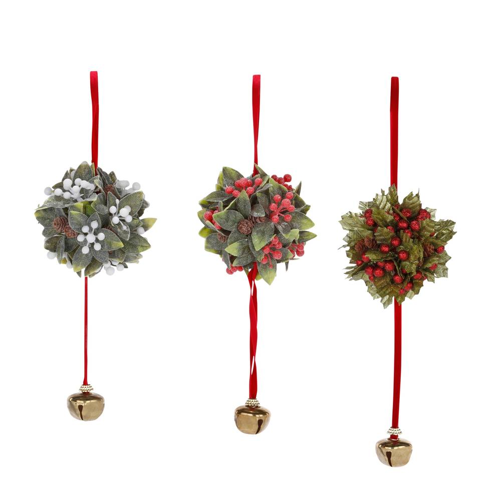 Holiday Living 14-in Mistletoe Christmas Decor | LW37-KXJEA089B