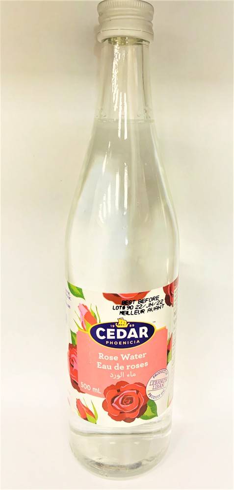 Cedar · Rose water - Eau de rose (500 mL - 500ML)