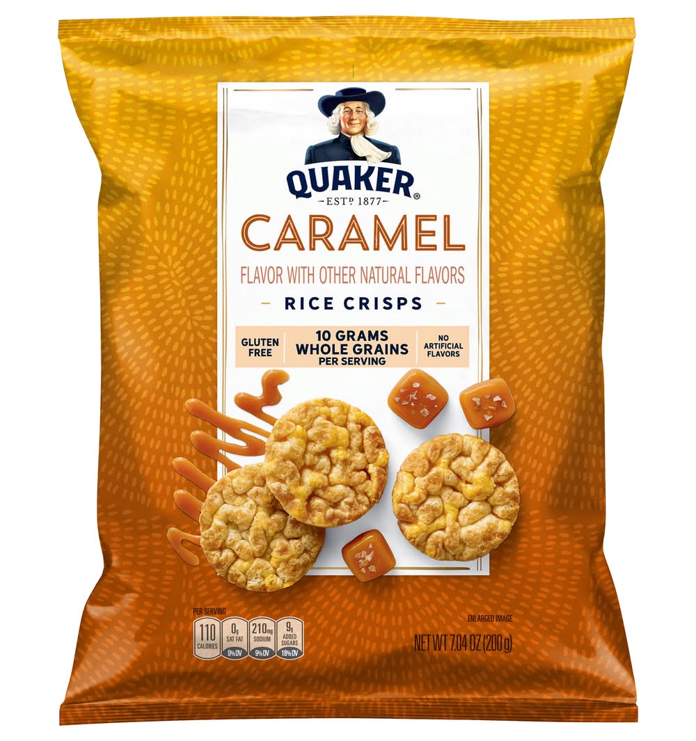 Quaker Rice Crisps, Caramel (7.04 oz)
