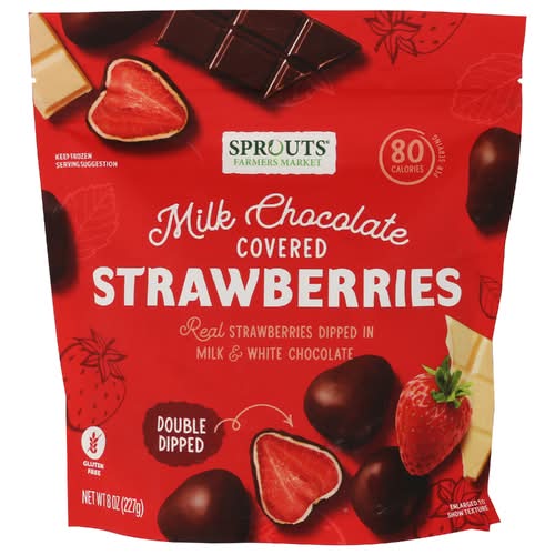Sprouts Milk Chocolate Covered Strawberries