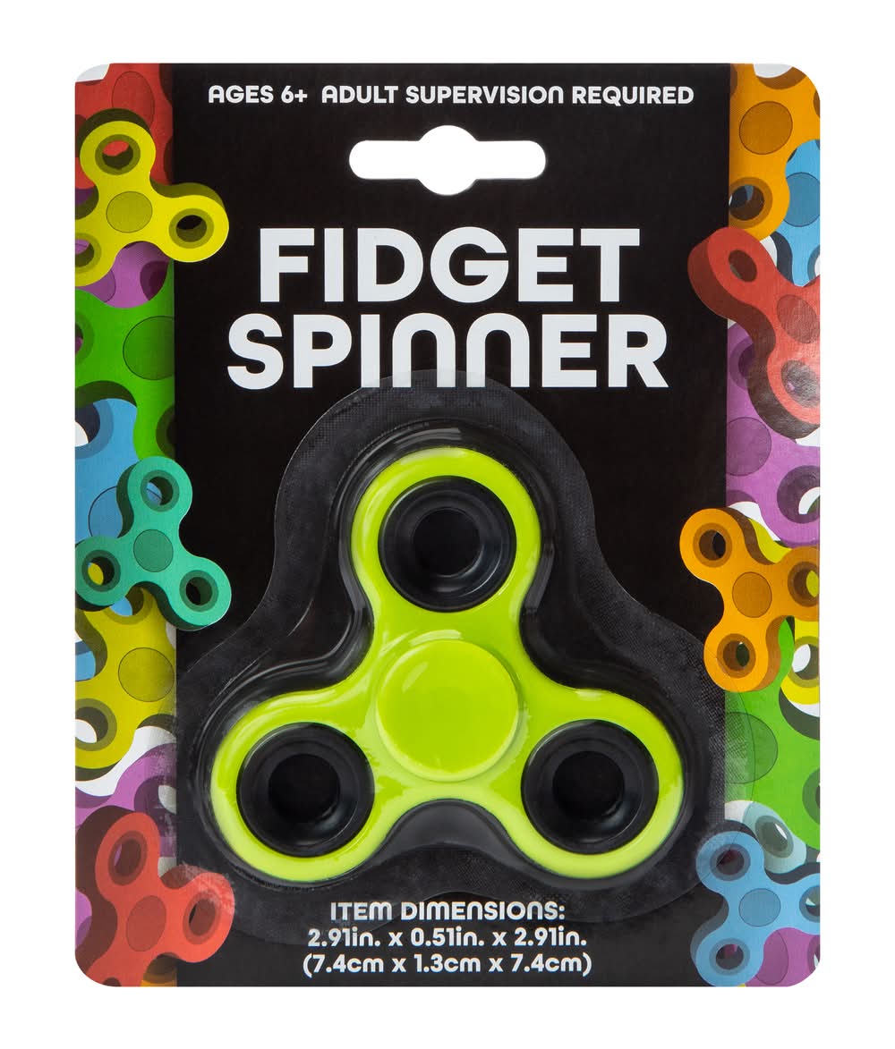Fidget Spinner 2.91in Green