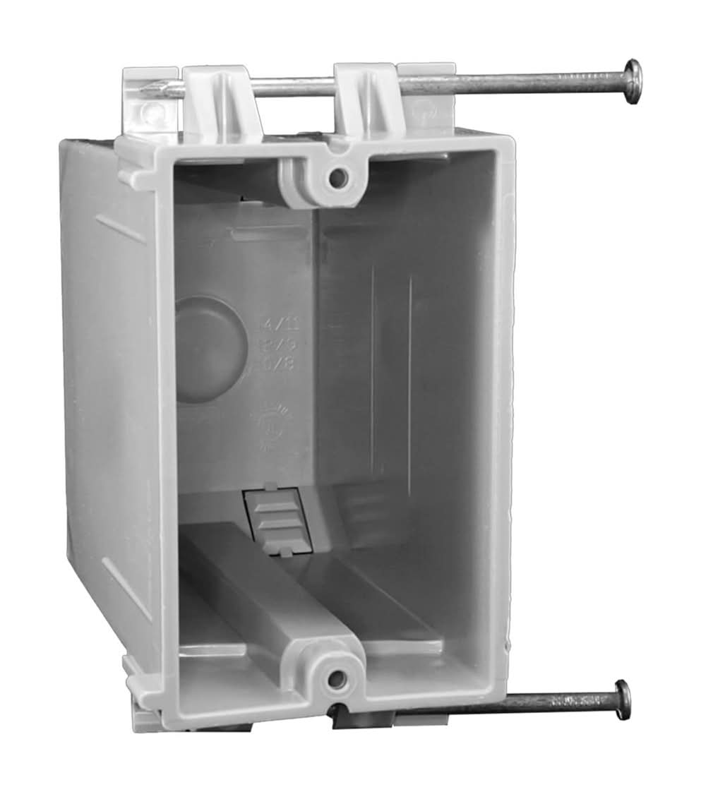 CANTEX 1 -Gang PVC New work Switch/Outlet Electrical Box