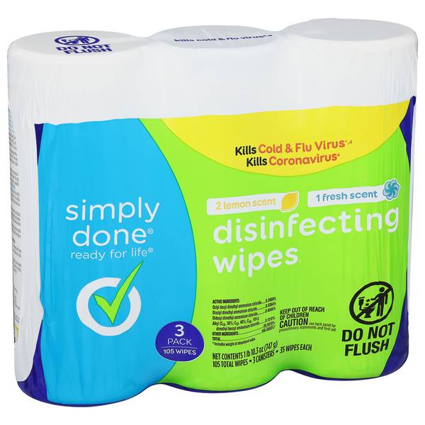 Simply Done Disinfecting Wipes