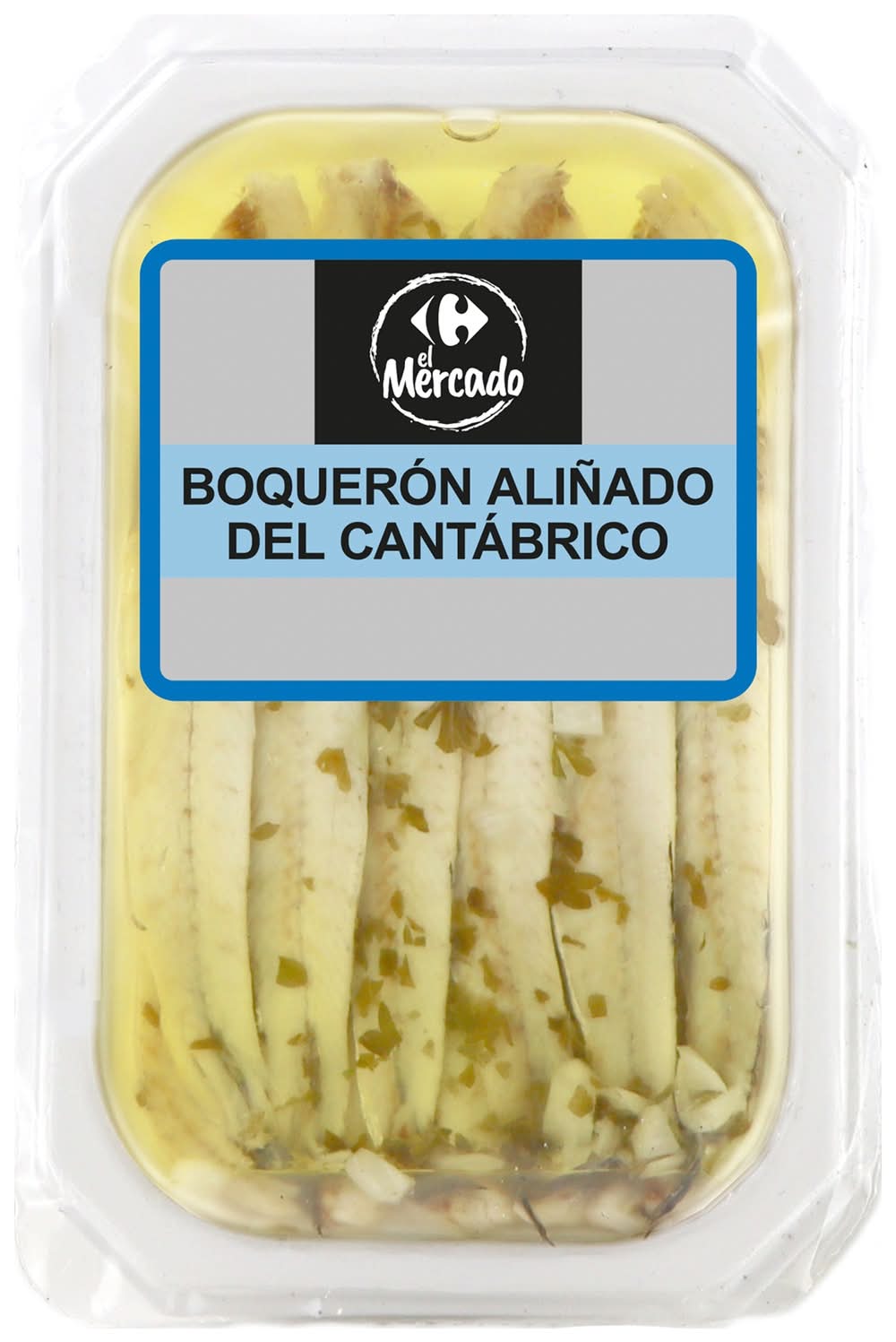 Boquerones en vinagre aliñados · Carrefour El Mercado (100 g)