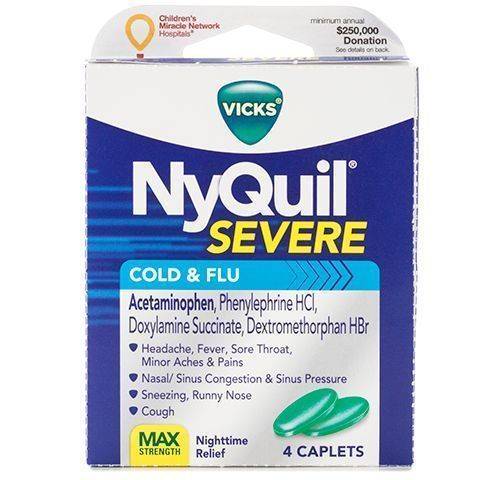 Nyquil Cold & Flu 4 Count