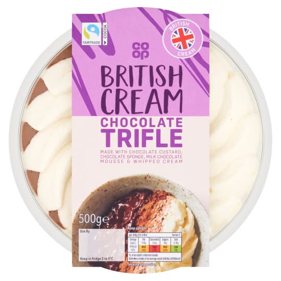 Co-op Chocolate, British Cream Trifle (500g)