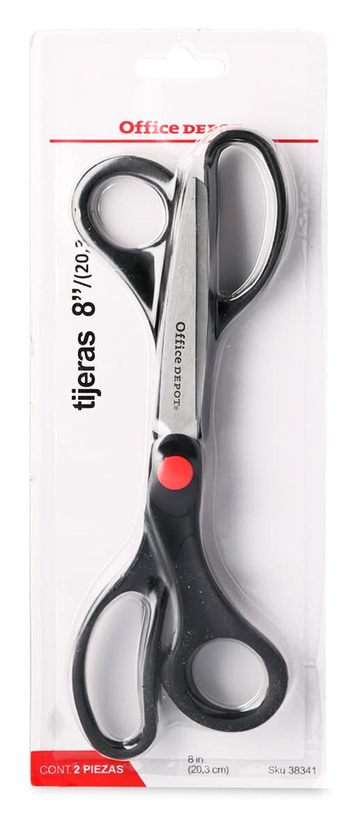 Office Depot · Tijeras negro, 8"