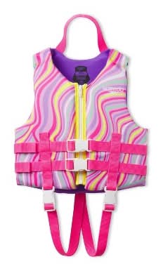 Speedo Kid's Life Jacket Vest, Pink Swirl