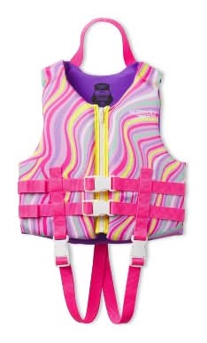 Speedo Kid's Life Jacket Vest, Pink Swirl