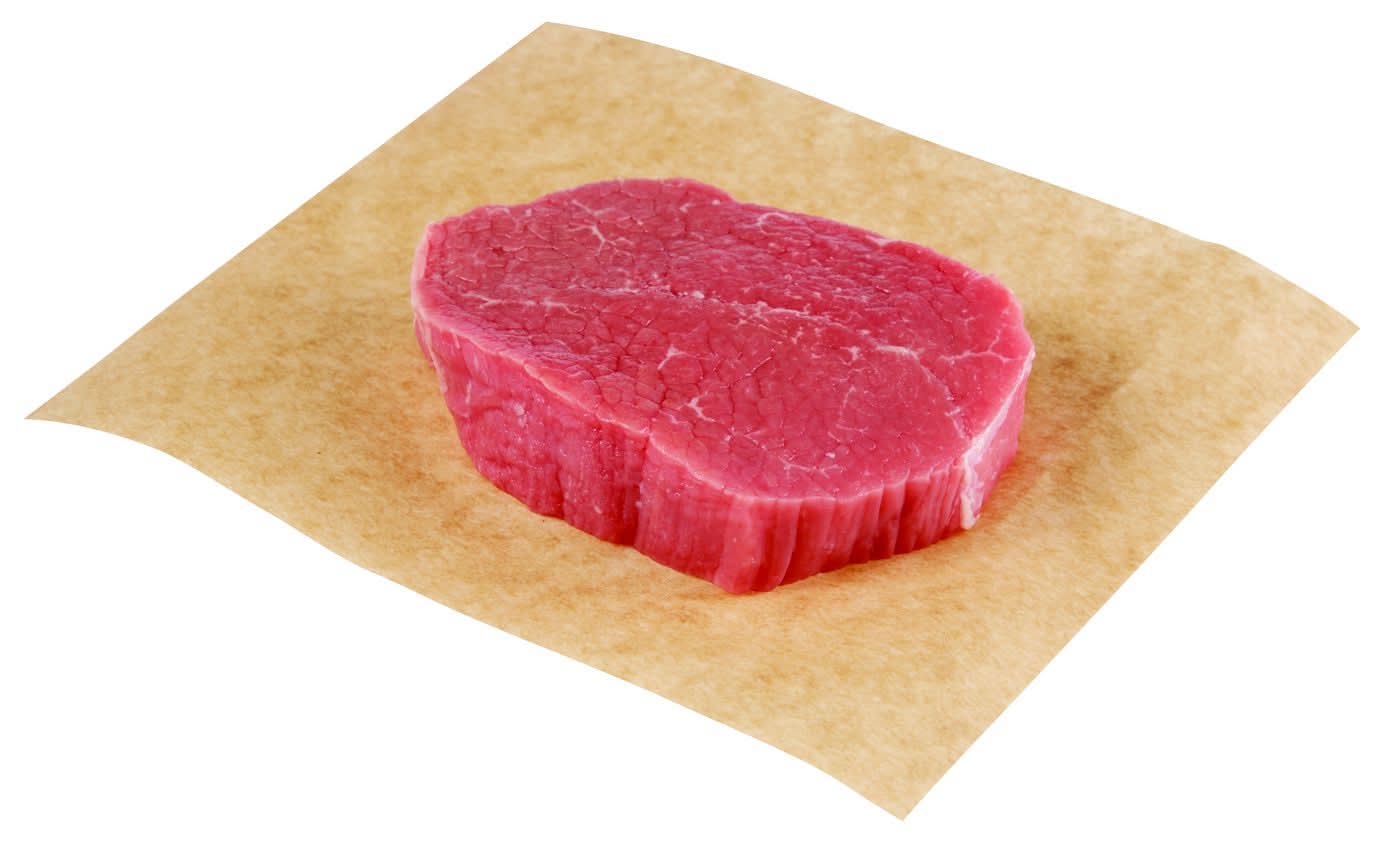 Raley'S Beef Eye Of Round Steak Boneless Per Pound