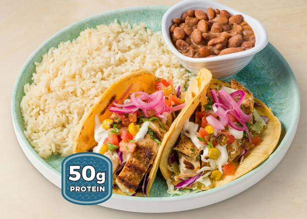 GRILLED CHICKEN TACO COMBO