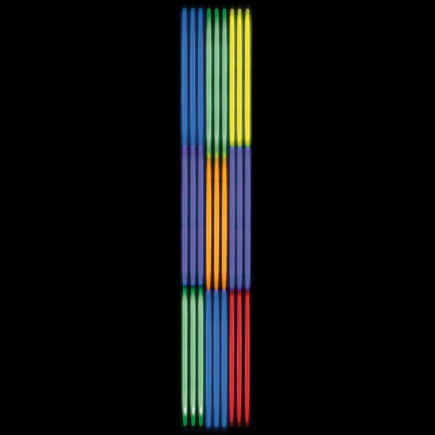 Party City Tri Color Glow Sticks With Connectors (22 ct) (neon-multicolor)