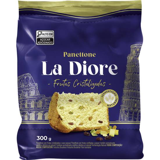 La diore panettone com frutas cristalizadas (300 g)