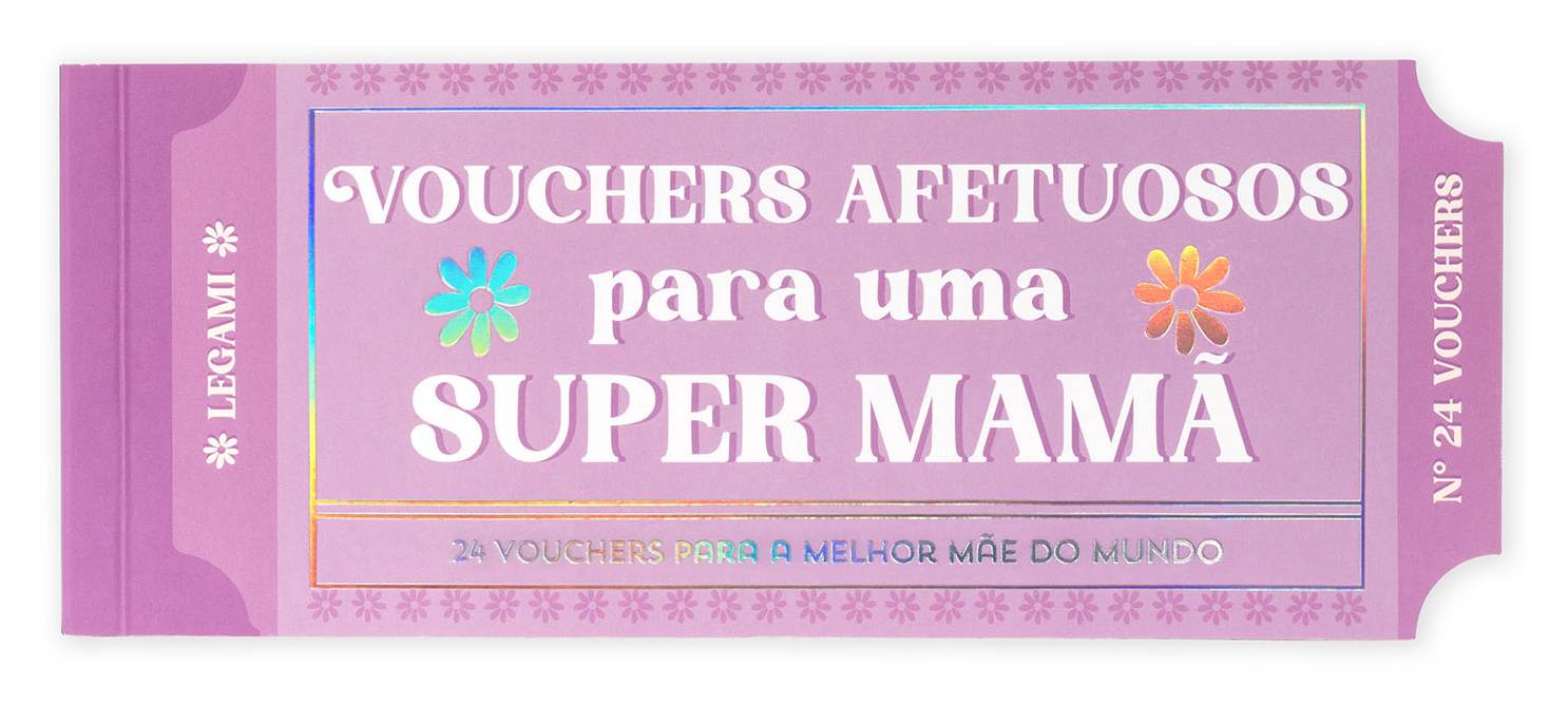 Livro Com 24 Vouchers - Mãe