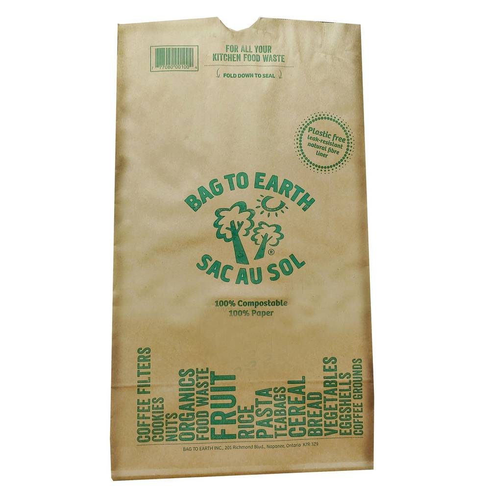 Bag To Earth Food Waste 10 Pk  12" X 22"     P198