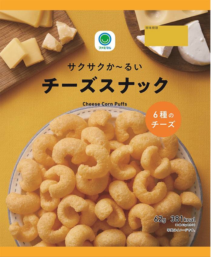 日本全家起司風味玉米點心