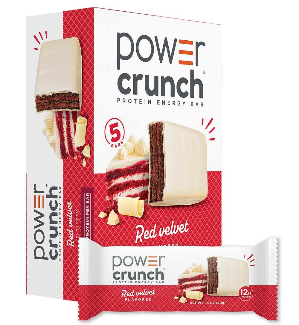 Power Crunch Red Velvet Protein Energy Bar (7 oz)