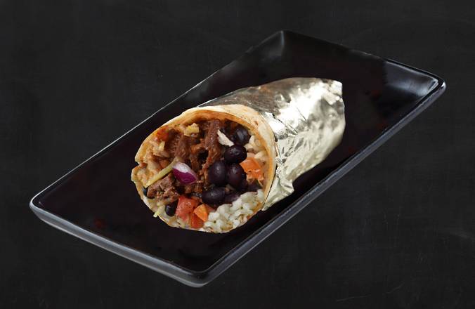 Tender Marinated Steak Burrito