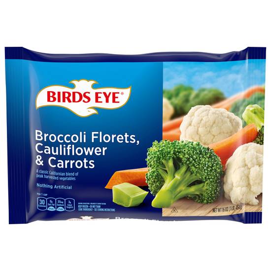 Birds Eye Farm Fresh Broccoli Florets Cauliflower and Carrots
