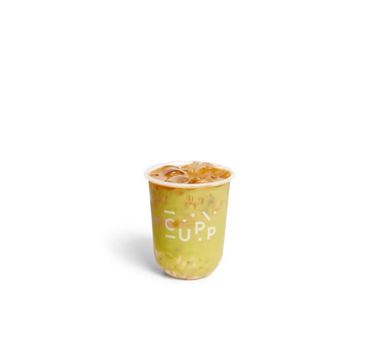 White Chocolate Pistachio Mocha Boba