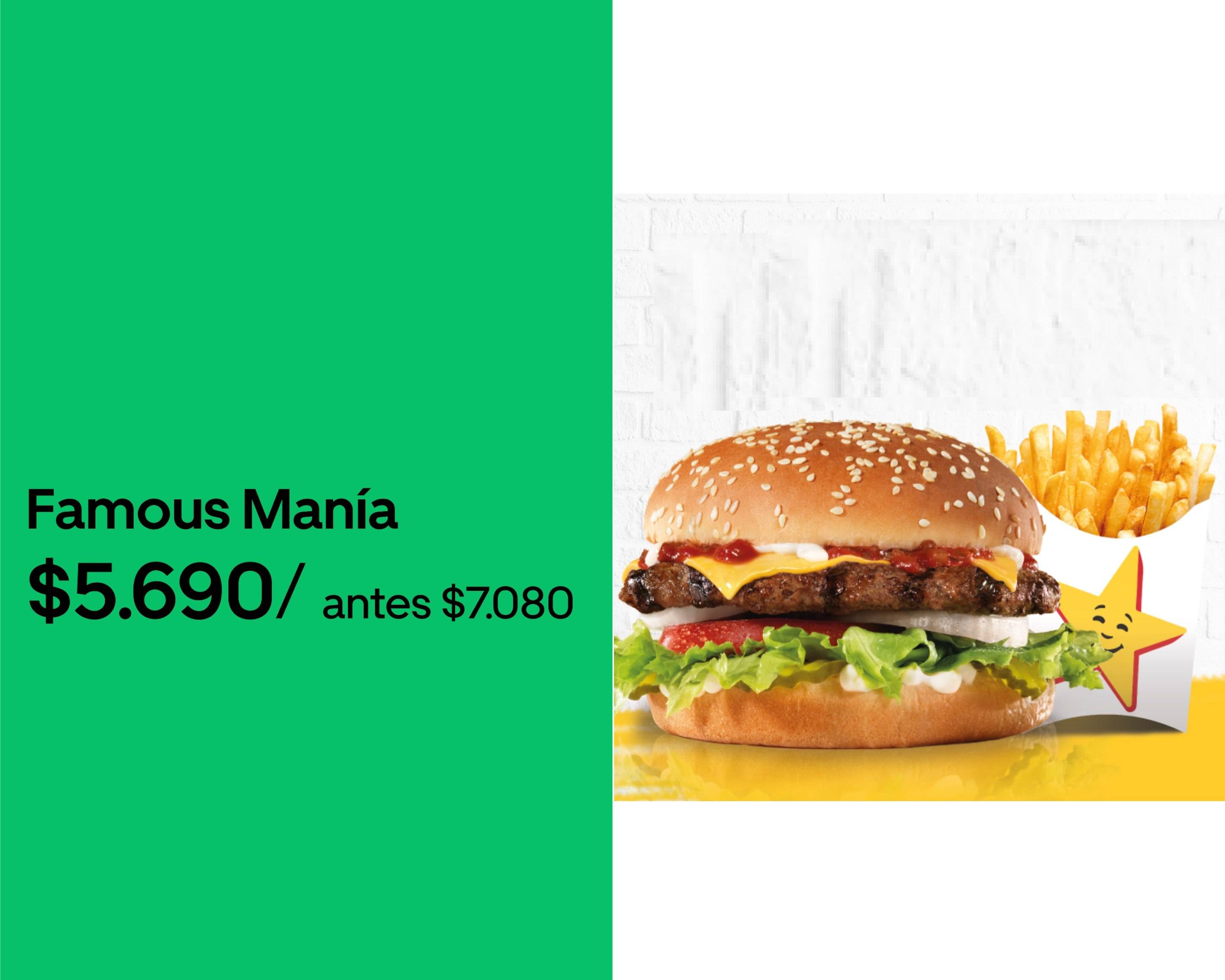 Carl's Jr. Arauco Maipú Menú a Domicilio【Menú y Precios】Santiago