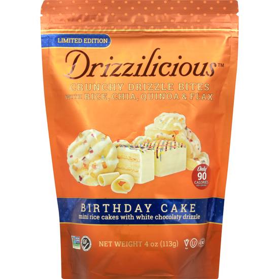 Drizzilicious Mini Rice Birthday Cakes With White Chocolate