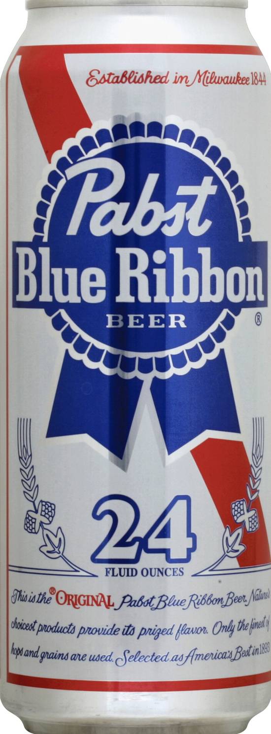 Pabst Blue Ribbon Beer (24 fl oz)