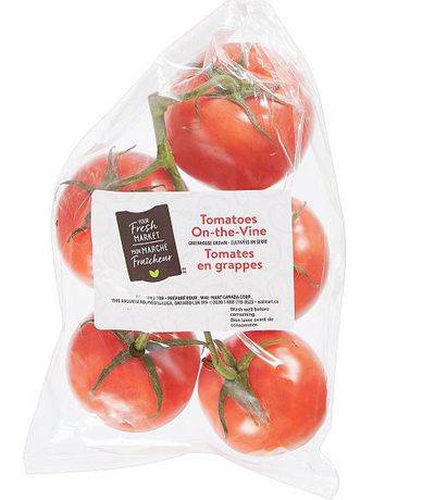 Your Fresh Market Tomatoes On The Vine