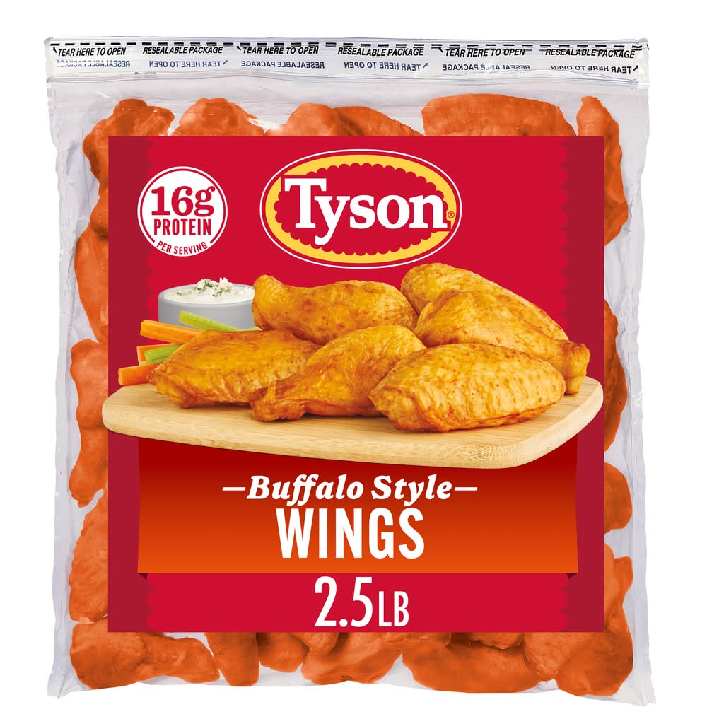 Tyson Uncooked Buffalo Wings (2.5 lbs)