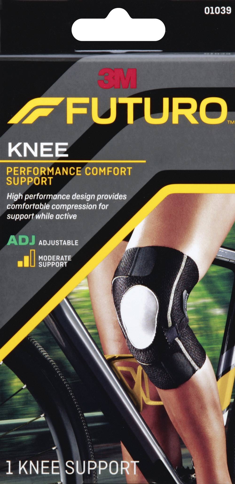 3M Futuro Knee Performance Comfort Moderate Support Adjustable