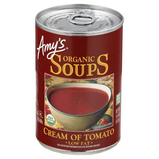Amy's Organic Low Fat Cream Of Tomato Soup