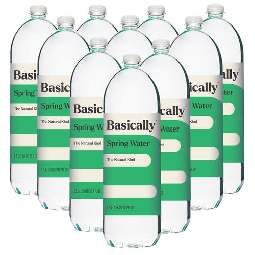 Basically 1.5L Spring Water (Pack of 12)
