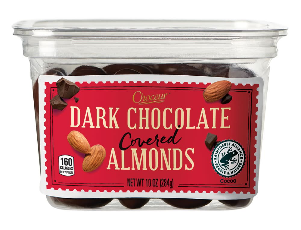 Choceur Covered Almonds, Dark Chocolate (10 oz)